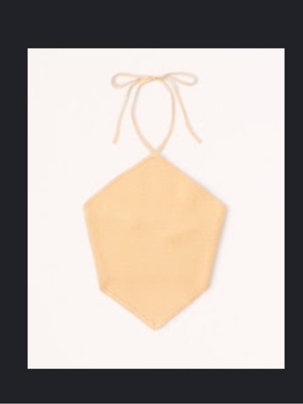 Abercrombie Elevated Knit Bandana Hem Tank